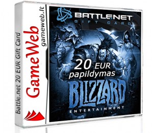 Blizzard battle.net 20 EUR papildymas