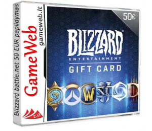 Blizzard battle.net 50 EUR papildymas