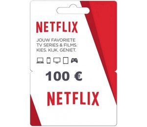 NETFLIX 100€ paskyros papildymas
