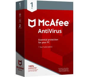 McAfee Antivirus - 1PC - 365 dienų licencija